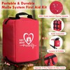 Pasenhome Comprehensive First Aid Kit - Trauma Kit with Labelled