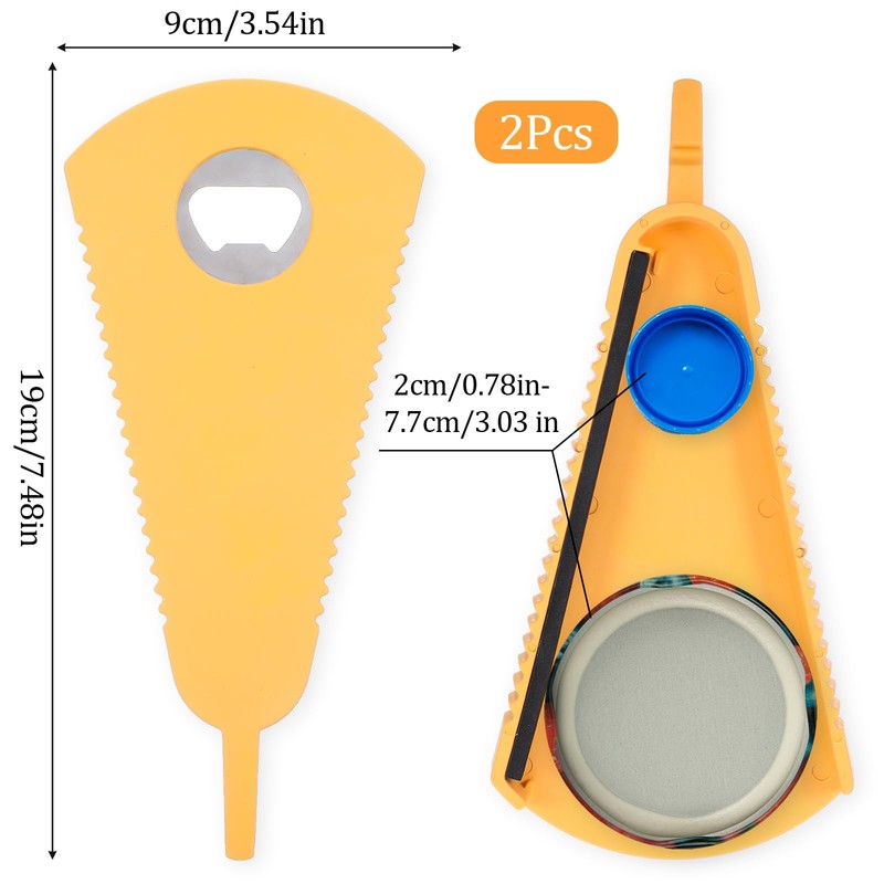 Yuanchu All-in-One Jar Opener Bottle Opener Ring Pull Can Opener,