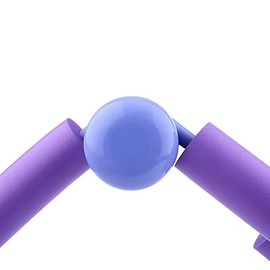 Thigh Trimmer Leg Exercise, Thigh Master Toning Arm Leg Exerciser Workout Equipment Muscle Fitness Machine Exerciser(Purple)