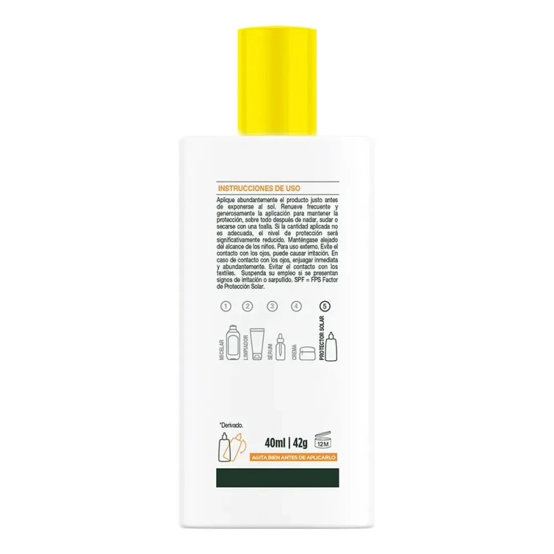 Garnier Protector Solar Super Uv Fluido Invisible Fps50+ 40 ML