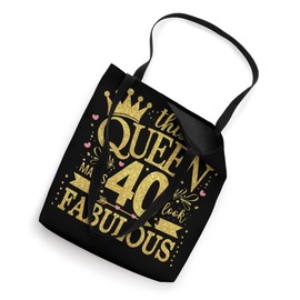 40th Birthday Celebrant 40 Years Old Fortieth Birthday Party Tote Bag