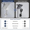 Airlex Shower Head 10'' Rain Shower Head with Handheld Spary,