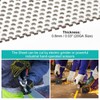 PATIKIL 7.9" x 3.9" 304 Stainless Steel Punching Sheet Set