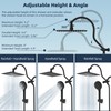 Hibbent All Metal CUPC Certified Shower Head, 8'' High Pressure