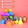 AniSqui 35 Pieces Plastic Eggs to Fill, 2.52" (8.2cm) Plastic