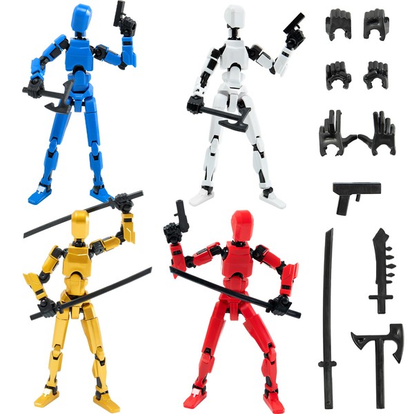 4PCS Titan 13 Action Figures Set Robot Fidget Toys for