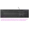 Silicone Keyboard Skin Cover Compatible with Dell Desktop KM636 KB216
