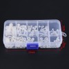Walfront 150 Piezas Tornillos de Nailon Tuercas Pernos Arandelas Kit