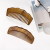 Pack of 2 Sandalwood Combs, Handmade Sandalwood Comb, Antistatic Wooden