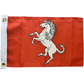 NWFlags Kent Flag 18" x 12" 75d Premium Polyester | Polyester 1.5x1 foot material flag with 2 Eyelets