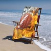 Ngzhyad American Football Beach Towel Large Microfiber Sand Free Quick