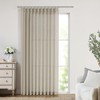 Vision Home Sand Pinch Pleated Semi Sheer Curtains Textured Linen