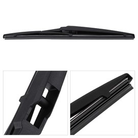 Rear Windshield Windscreen Wiper Smooth Silent Cleaning Superior Fit Black Color