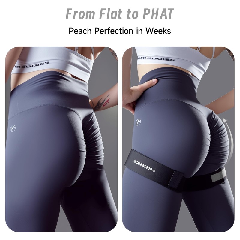 MANUEKLEAR Blood Flow Restriction Bands for Women Glutes Leg, Booty
