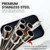 MIMORE Straws for YETI - 6 PCS 10.6" Metal Straws