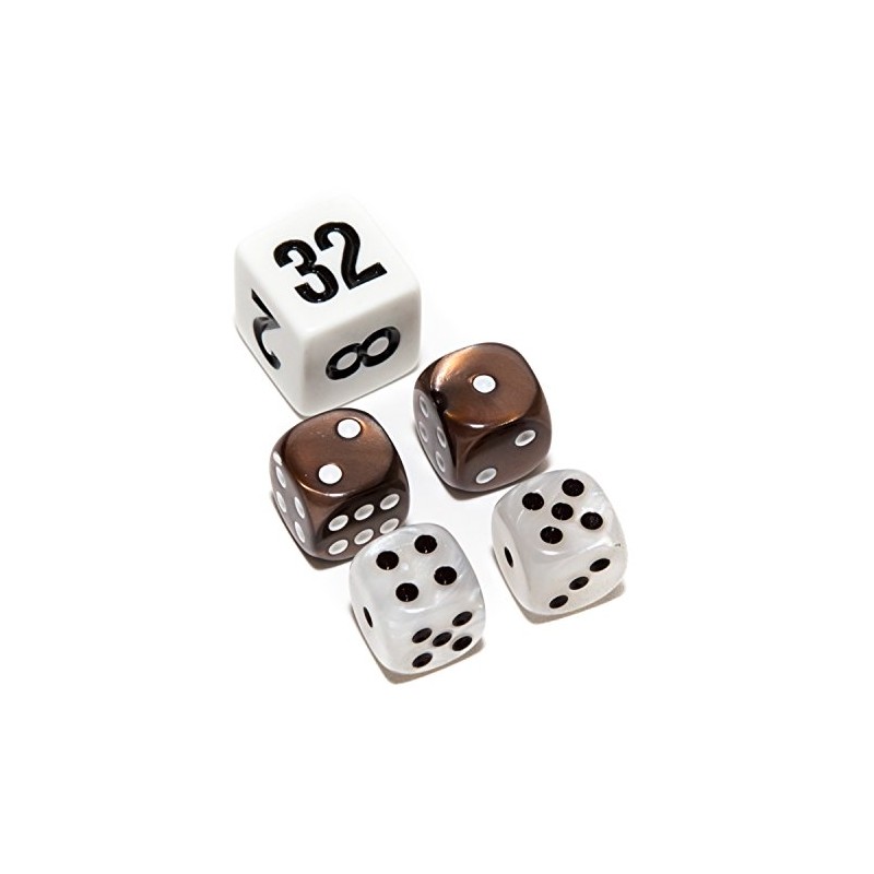 Bello Games Deluxe Marbleized Dice Sets 1/2"