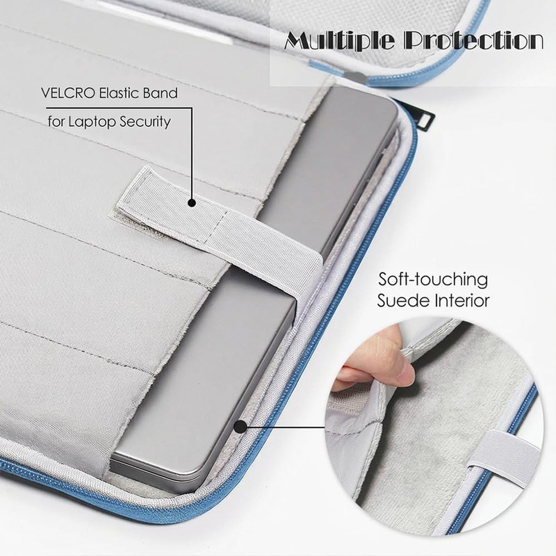 ProElife 13 Inch Laptop Sleeve for MacBook Neo, Retractable Handle,