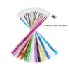 Hair Tinsel Glitter Hair Extension 2400 Strands 119 cm Tinsel