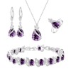 LMXXVJ - Juego de joyas para mujer, con forma de