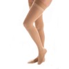 Carolon Health Support Full Length Thigh High Compression Stocking, Beige,