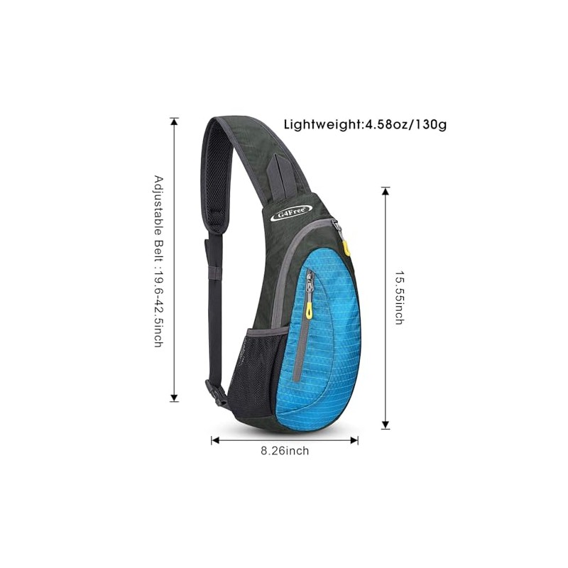G4Free Sling Bags Men's Shoulder Backpack Small Cross Body Chest