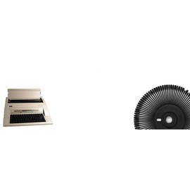 Nakajima E608 English Script 12 Print Wheel for Nakajima WPT-150/160 Series Portable Electronic typewrtier.