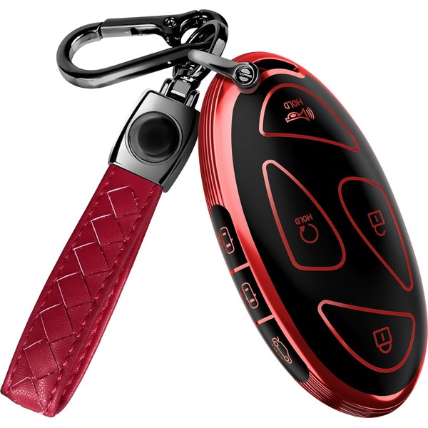 Lucrum Compatible with Hyundai IONIQ 6 Key Fob Cover &