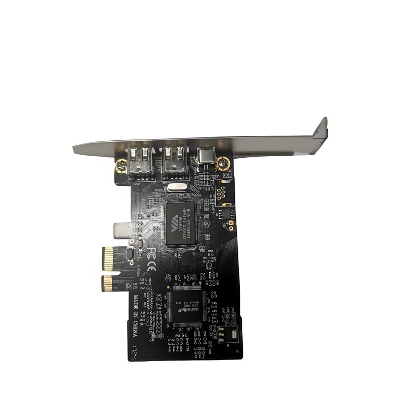 SIENOC PCIe with 6Pins PCI-Express FIREWIRE 400 IEEE 1394 CARD