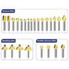 MNA 100 Piece Router Bits Set, 1/4 Inch Shank Expert