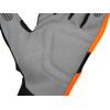 ROSTAING OPTIPRO/IT10 OPTIPRO Shock Absorbing Comfortable Palm Glove, Orange/Black/Grey, 10
