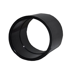 Solvent Black 50mm (56mm) Waste Pipe Coupling - Pack of 5