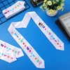 Therwen 24 Pcs Kids Graduation Stole Kindergarten Printed Mexican Graduation