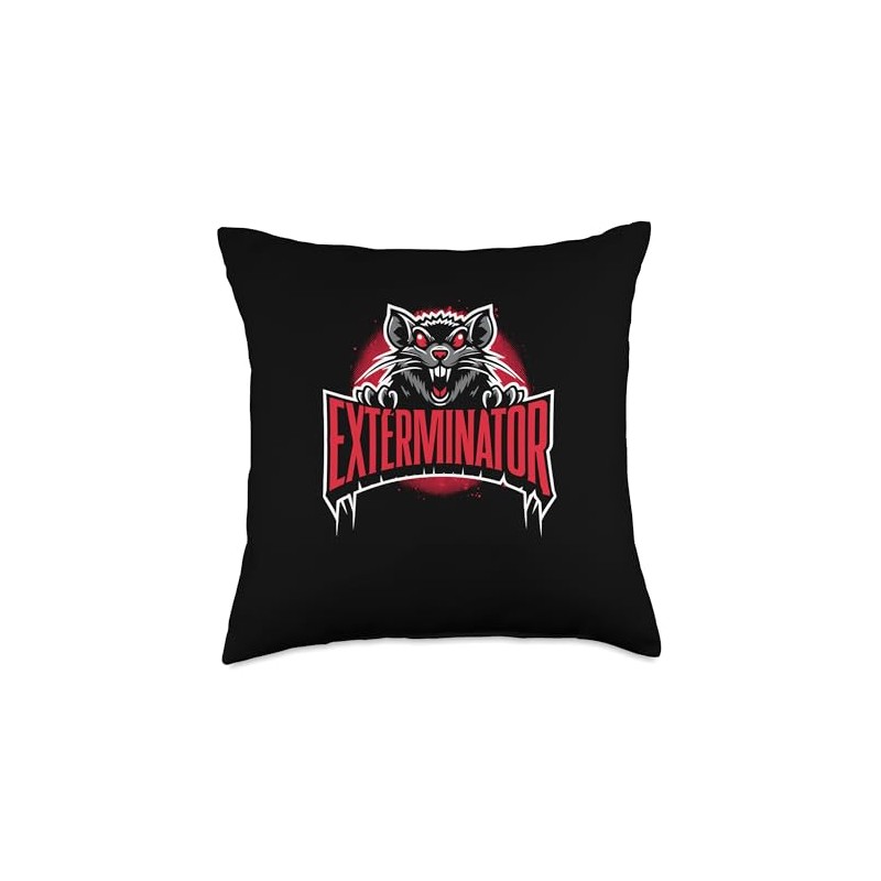Exterminator Pest Control Bed Bug Killer Pest Exterminator Throw Pillow