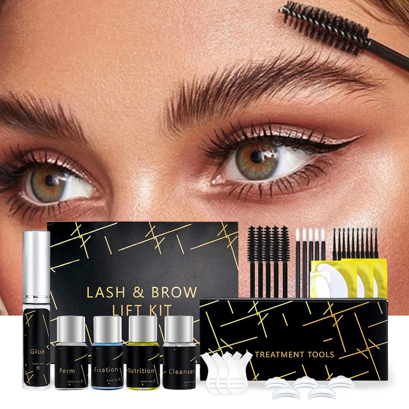 Lash Brow Perming Kit Long Lasting Skin Friendly EyeLash Curling