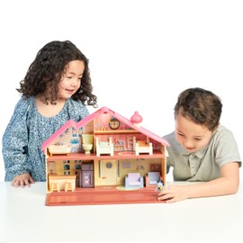 Bluey Family Home Playset with 2.5" poseable Figure, Multicolor (13024)