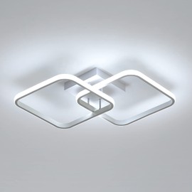 DELIPOP 23 Inch Modern LED Ceiling Light, 42W 6500K Flush Mount Ceiling Light, Acrylic Ceiling Lamp for Hallway, Living Room, Dining Room, Kitchen, Bedroom