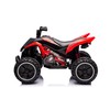 12V Kids Ride on ATV,Oversized Anti-Skid Wheels,Portable Handle,LED Headlights,Horn,Music,3 MPH