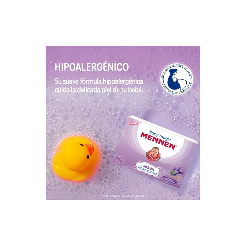 Mennen Jabón para Bebé Baby Magic Lavanda y Extracto de