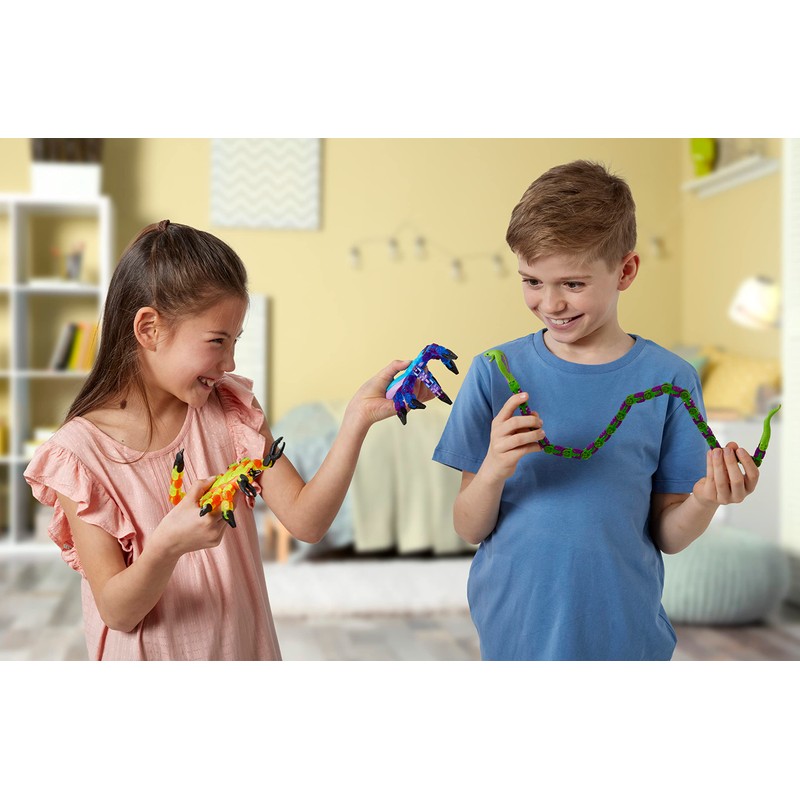 Zing KLiXX Spider Green– Stop Frame Animation and Fidget Toy