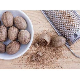 Nutmeg | Nutmegs Whole Dried Grade A Premium Quality 100g