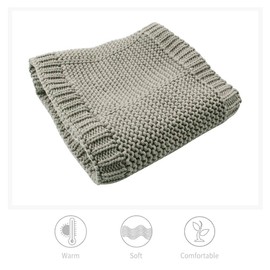 XIAOHAWANG Baby Winter Scarf Warm Kids Thick Knit Scarves Plush lining Double Layered Toddler Neckerchiefs lovely(Grey 1)