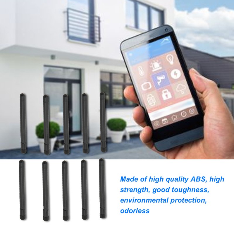 10Pcs Antenna SMA Male Inner Pin Omnidirectional High Gain Rotatable