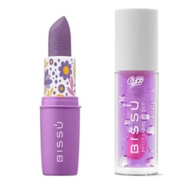 Duo/Kit Gloss Brillo Labial Mágico Bissú Uva