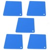 5pcs Silicone Pot Holders Mat Heat Resistant Anti Slip Square