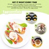 Eggssentials Egg Poacher Pan Nonstick Poached Egg Maker, Stainless Steel