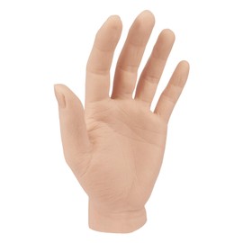 Fake Hand Tattoo Practice Hand Stage Props Hand Realistic Hand for Decorations Experienced Tattoo Artists and Beginners (Life Sized Left Hand)