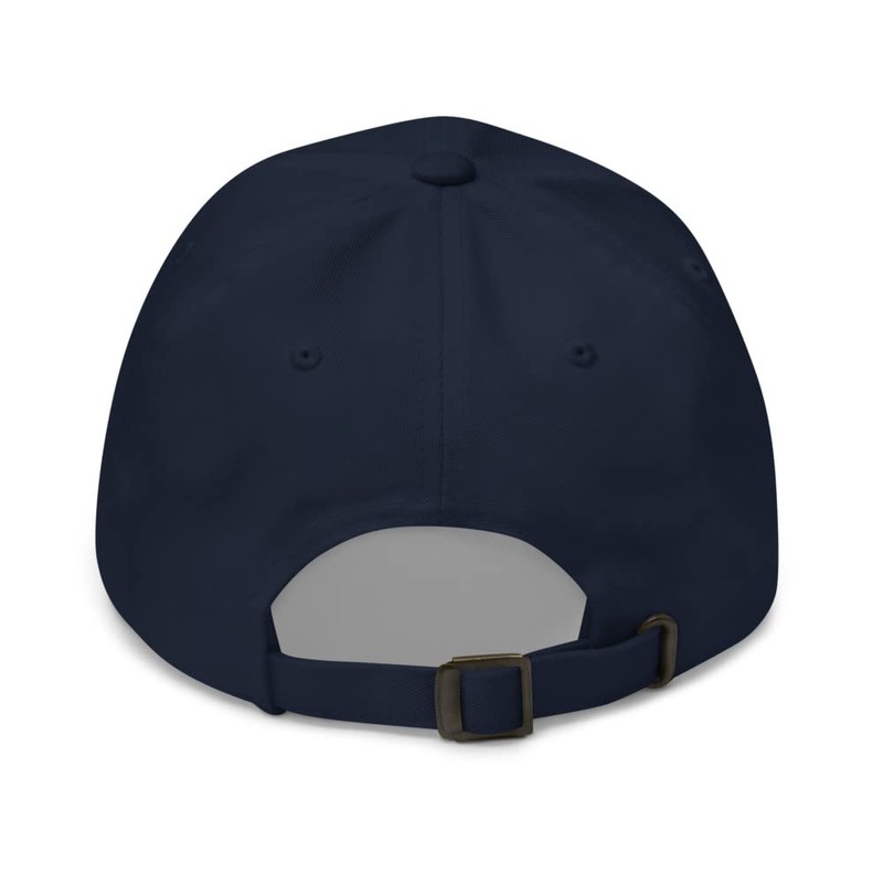 Sports Car C8 E-Ray Silhouette Dad hat Navy