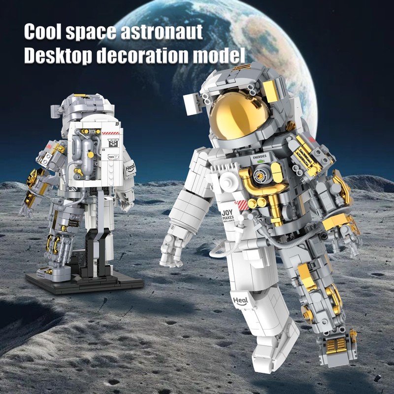 Brihappen Building Block Sets, Space Astronaut Building Set 1008 Pcs