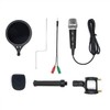 Condenser Microphone, Karaoke/Smartphone Microphone, Tabletop Microphone, Podcast, Omnidirectional, Mini Microphone,