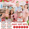 Lunmon 4 Sets Strawberry Baby Shower Swing Shaking Balls Game